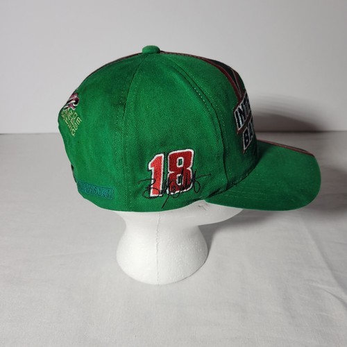 Interstate Batteries Racing #18 Bobby Labonte Snap Back Green Cap/Hat - Picture 4 of 12