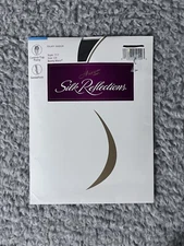 Hanes Silk Reflections Barely Black Pantyhose Size CD Style 717