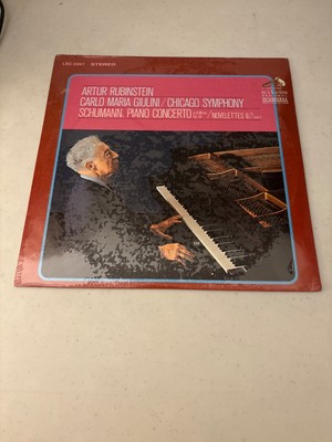 ARTHUR RUBINSTEIN PIANO CONCERTO IN A MINOR OP. 54 VINYL RECORD LP NEW & SEALED