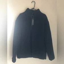 New Banana Republic Factory Men's XL Navy Fleece 1/4 Zip $90
