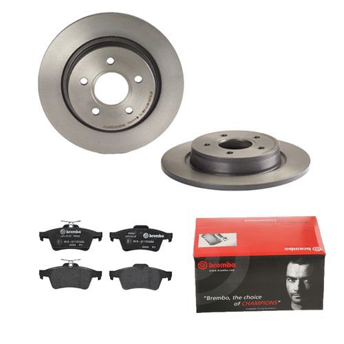 Brembo Bremsscheiben 280 + BremsbelÄGe Hinten FÜR Ford Focus 100-MAX DM2 Focus-image
