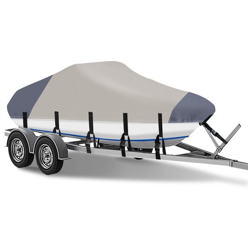 Heavy Duty Boat Cover Waterproof Fits Fishing V-Hull Runabout 14' 15' 16' Foot - Picture 11 of 11