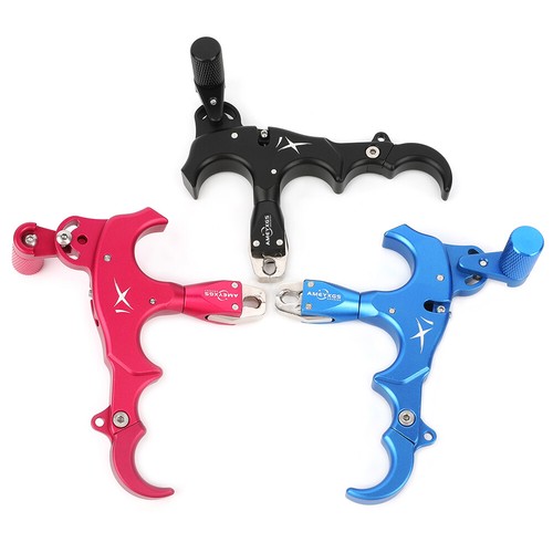 Release Aid 3 4 Finger Grip Thumb Caliper Trigger Archery Compound Bow Hunting - Picture 17 of 24