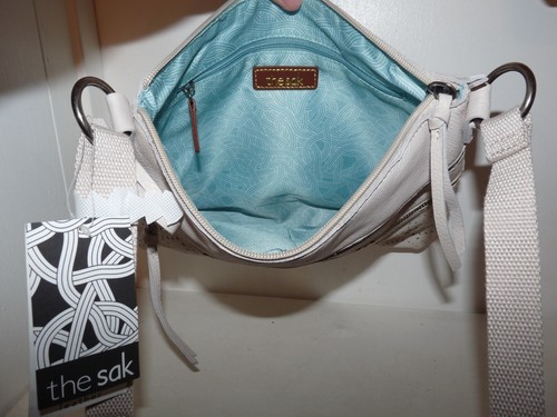 Borsa a tracolla The Sak Reseda in pelle nuova con etichette - avorio/bianco sporco - prezzo al pubblico consigliato $149 - Foto 9 di 11