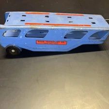 Vintage Blue Buckeye/Dunwell Auto Transport TRANSPORTER 1950s CAR HAULER Trailer