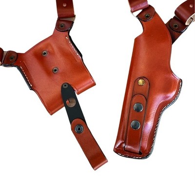 Étui Ceinture Cuir OWB Compatible Beretta 92FS, M9, Px4, Neuf
