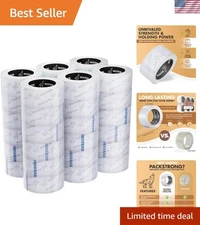 Heavy Duty Clear Packing Tape - 36 Rolls, 110 Yards Each - Industrial Strength