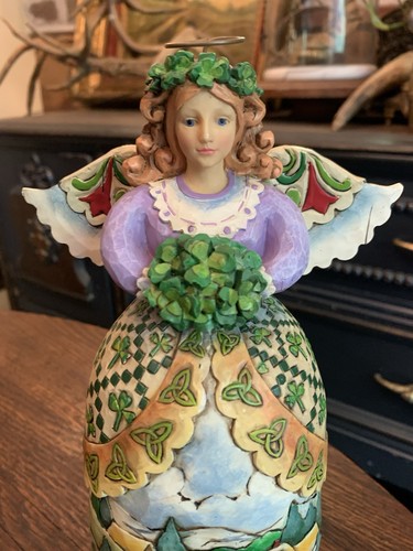 Jim Shore Heartwood Creek Angel May The Road Rise Up to Meet You 2006 Irish - Picture 5 of 20