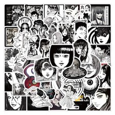 Mix 10/50 PCs Kawakami Tomie Anime Luggage Laptop Car Sticker -No Duplicate