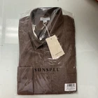 Sunspel Brushed Cotton Flannel Check Shirt Cedar23