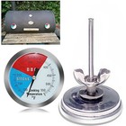 Thermometer BBQ Barbecue Temperature Gauge Stainless Steel High Quality