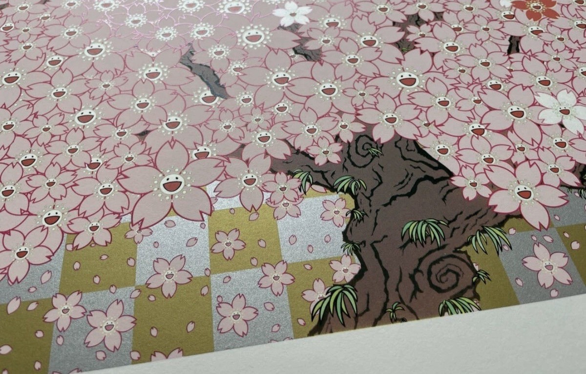Takashi Murakami RARE/100 Silkscreen “Cherry Tree” Cleveland