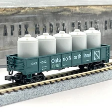 Atlas 3505 N Scale Ontario Northland Steel Gondola with Cement Load ONT 4552