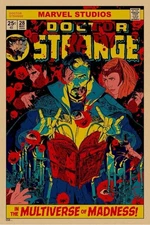 Doctor Strange Multiverse Art Print Poster Regular By Johnny Dombrowski X/240
