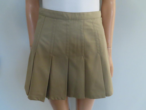 Christian Dior Beige Pleated Mini Skirt F 34/US 2 - Picture 7 of 12