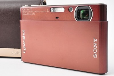 [ Exc+5 ] Sony Cyber-shot DSC-T77 10.1MP Digital Camera brown From Japan JP #302