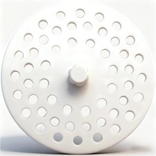02-4021 White Plastic Disposal Sink Strainer 3.13in is Suitable for Most