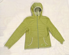 MARMOT Womens SZ Medium Hooded Full-Zip Fleece Jacket Coat Green