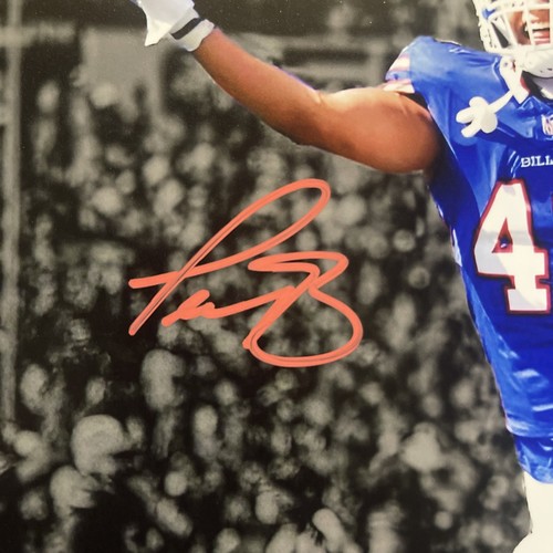 🤩Terrel Bernard Buffalo Bills Signed 8x10 Photograph With COA As Pictured 🏈 - Picture 3 of 11