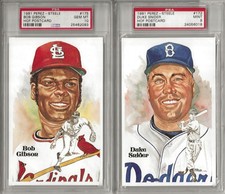 Rare 1981 Perez-Steele Hall of fame Bob Gibson postcard PSA 10 Series 6