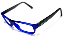 Nike 5090 407 Blue Black Kids Boys Rectangle Eyeglasses Frame 47-14 130