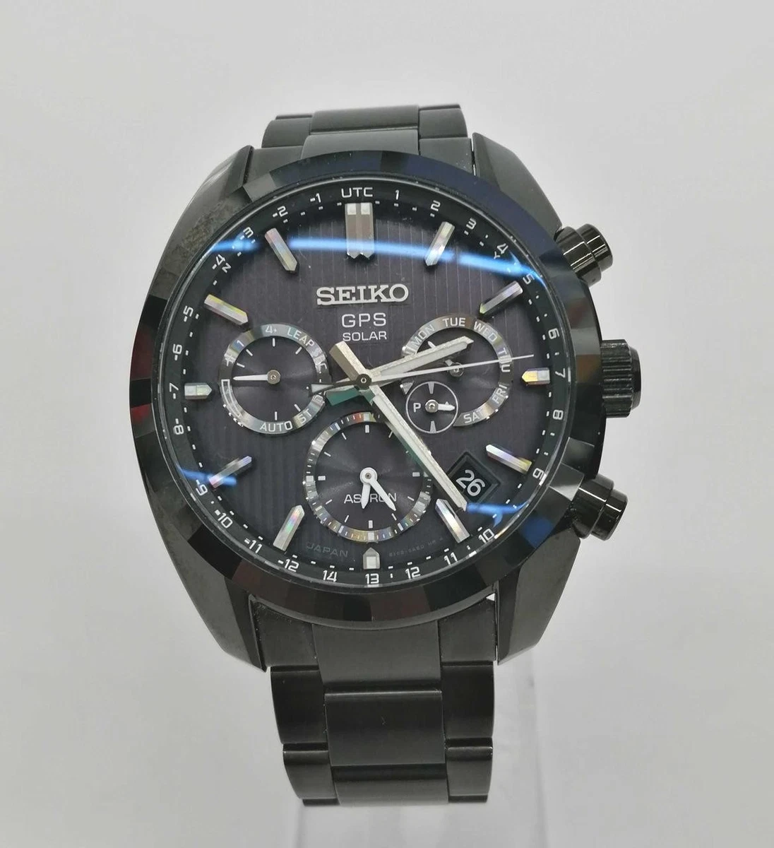 Seiko Solar Chronograph Watches for sale - eBay