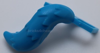 Lego Dark Azure Minifigure Costume Tail Fluffy Flexible Rubber