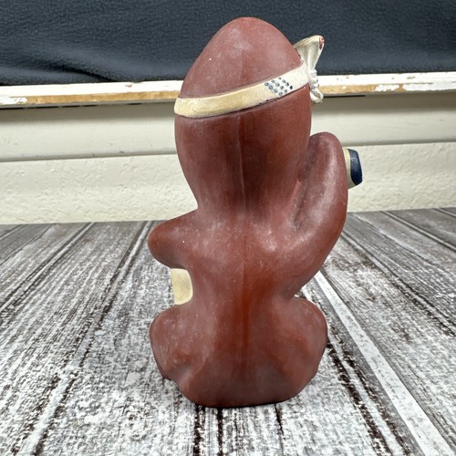 RARE Sato Hakata Doll Co Octopus drinking Sake figurine made in Japan - Picture 4 of 8