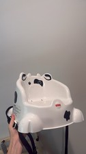 Fisher-Price Healthy Care Booster Seat White/Black w/ Seat Straps H7019