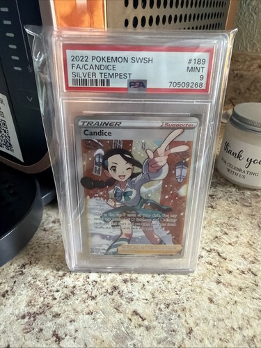Pokémon TCG Candice Silver Tempest Psa 9