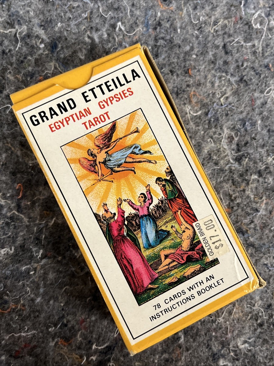 Grand Etteilla Tarot Egyptian Gypsies 1977 78 Cartes GRIMAUD