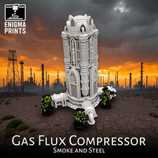 Gas Flux Compressor - 28mm 3d Printed Gothic Sci-Fi Tabletop Wargaming Terrain