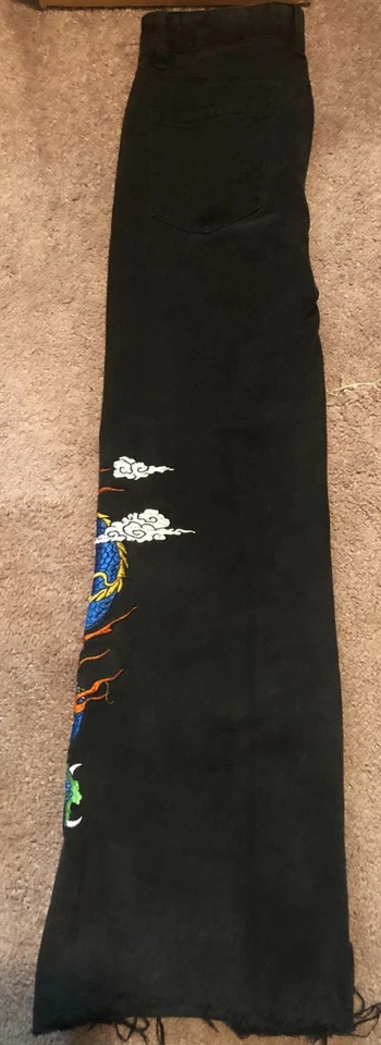 Current Mood "Dragon" Flared-Style Pants (S) - Image 3 of 4