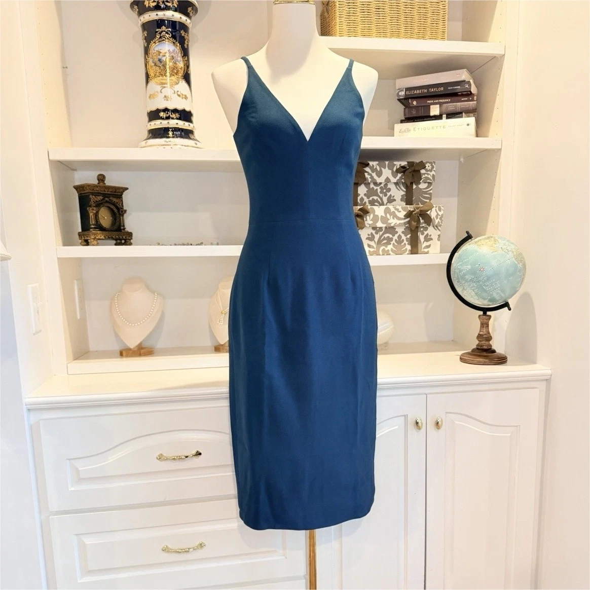 open lace back dress Enchanting Blue Princess – Teetot & Co., Inc main image 1