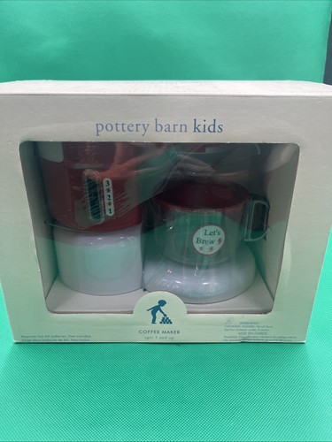 Pottery Barn KIDS Red Coffee Maker TOY New in box
