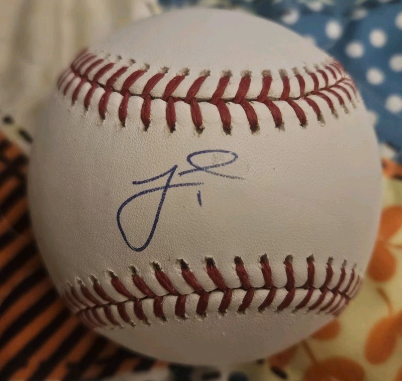 Jeff McNeil Signed Autograph Baseball W/JSA Authentication Athletics,Mets 