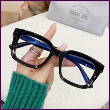 2025 Oversized Square Glasses Anti Blue Light Glasses Large Frame Myopia Glasses