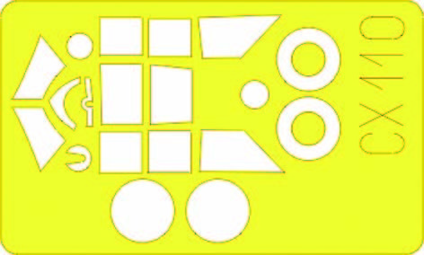 Eduard Accessories Cx110 - 1:72 P-47D-20 Thunderbolt - Maskierfolie - Neu-image