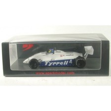 Spark S7282 1/43 Tyrrell 011 No.4 South African GP 1982 Slim Borgudd From Japan