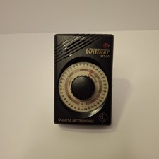 Vintage Wittner MT-50 Quartz Metronome w/Earphone Jack and Built-in Stand