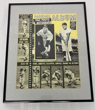 Mickey Mantle AUTOGRAPHED 1962 Album, Prof. Matted/Framed/Museum Glass, LOA JSA