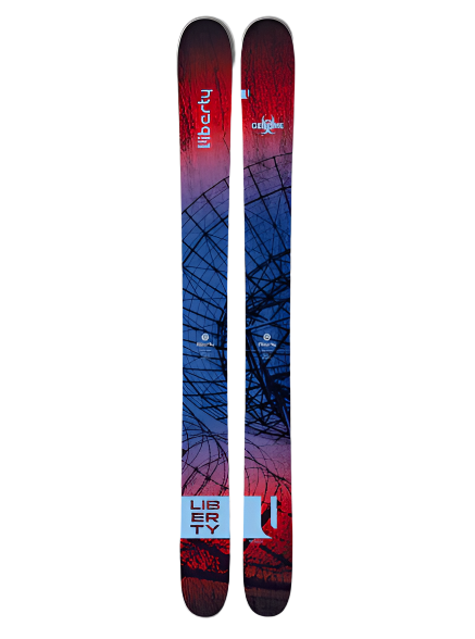 BRAND NEW! 2025 LIBERTY GENOME SKIS 181cm w/TYROLIA ATTACK2 14GW
