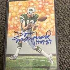 Goal Line Art Don Maynard #2779 Jets Hall of Fame Autographed /5000