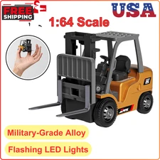 1/64 Remote Control Forklift Truck Rechargeable Mini Toy With Lights Sounds