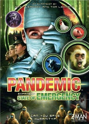 Pandemic State of Emergency Board Game Expansion Z-Man Games 2015 New SW