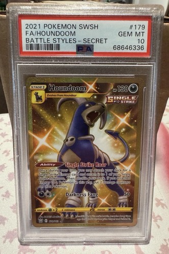 Houndoom graded PSA 10 for sale on eBay