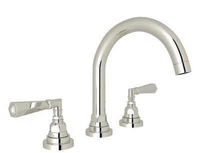 Rohl A2328LMPN-2 San Giovanni 1.2 GPM Widespread Bathroom Faucet Polished Nickel