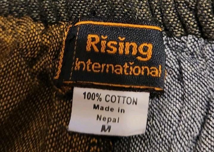 Rising International Size Medium Patchwork Shorts… - image 7