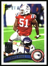 2011 Topps #243 Jerod Mayo New England Patriots