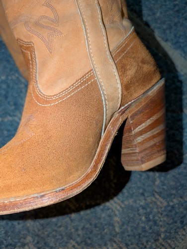Capizio West Stiefel 6,5 Damen Wildleder wirklich schöner Absatz Ledersohle - Bild 5 von 11
